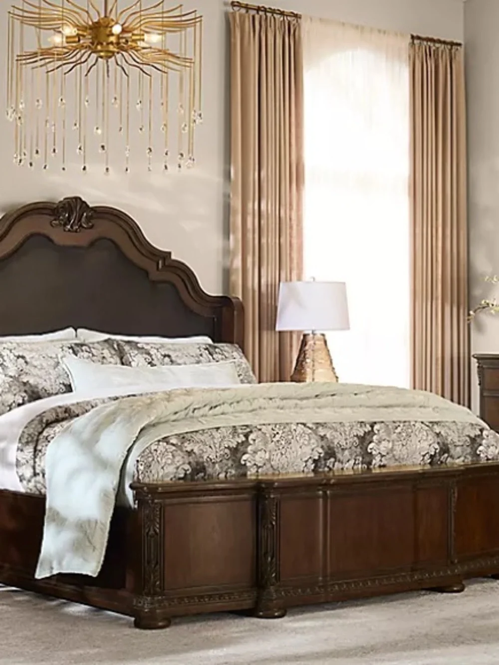 Gorgeous Haverty’s Damask Duvet / Coverlet Emsemble, King; NEW